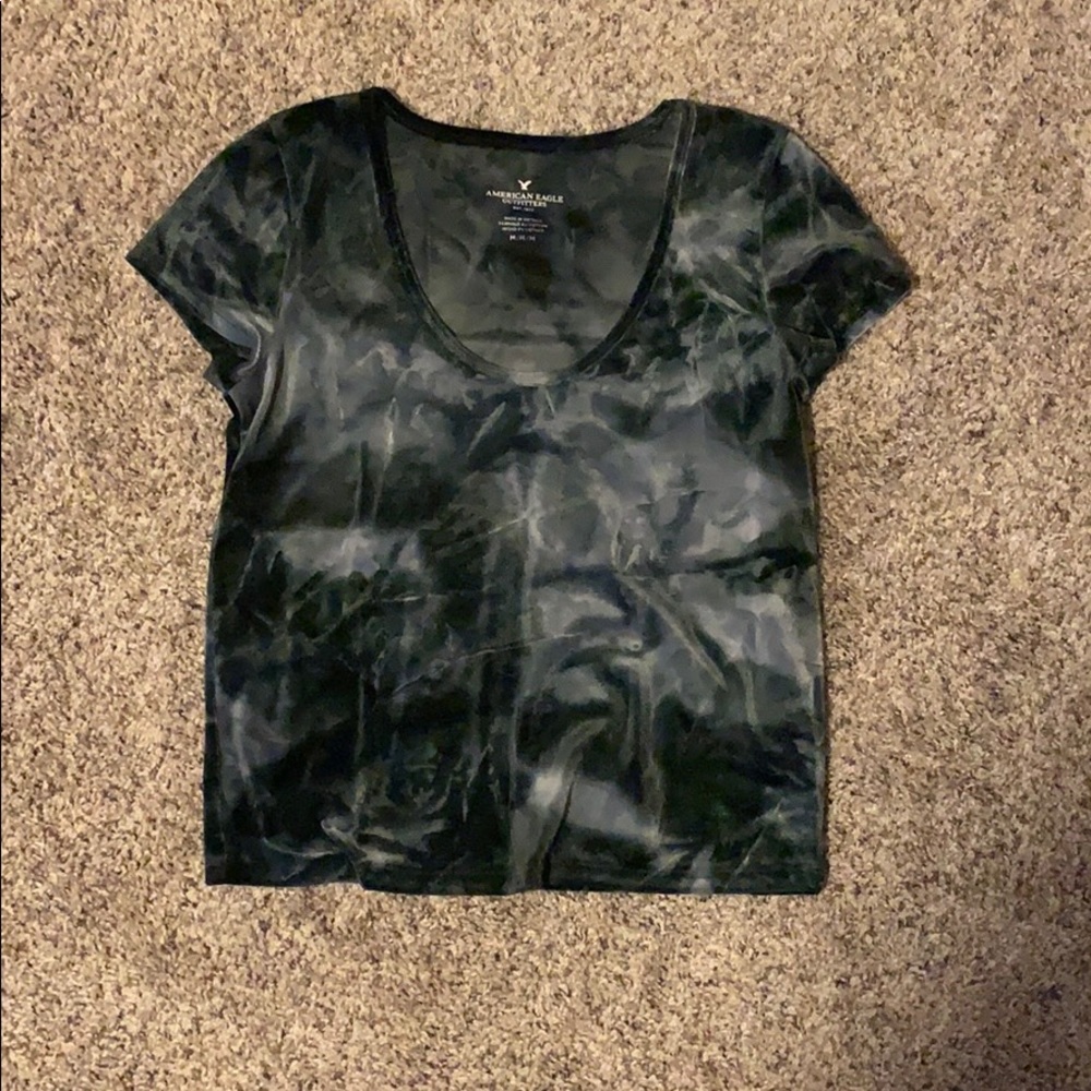 blue velvet top